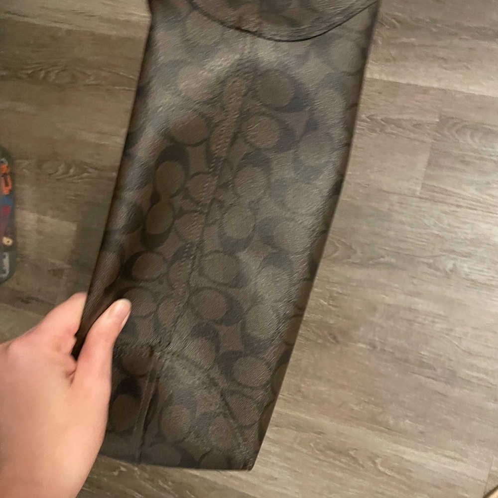 NWT Coach Signature Tote with Yellow Dinosaur Design Bag - Picture 8 of 9